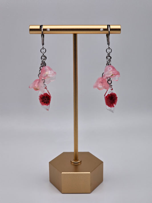 Crystal Flower Fairy Earrings