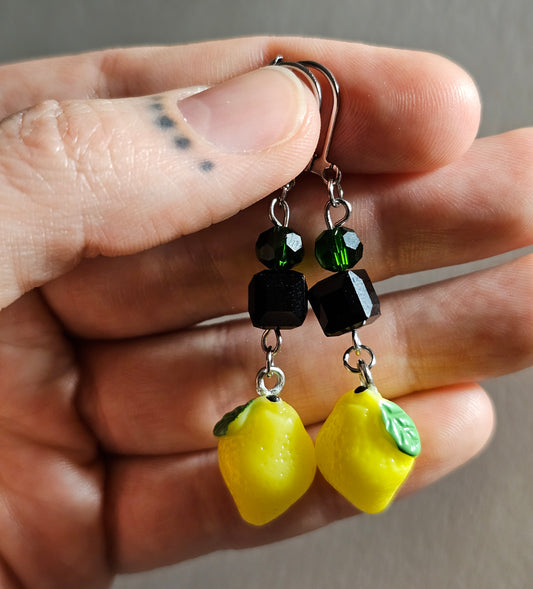 Lemon Mystery Earrings