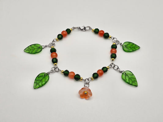 Tangerine Blossom and Vine bracelet