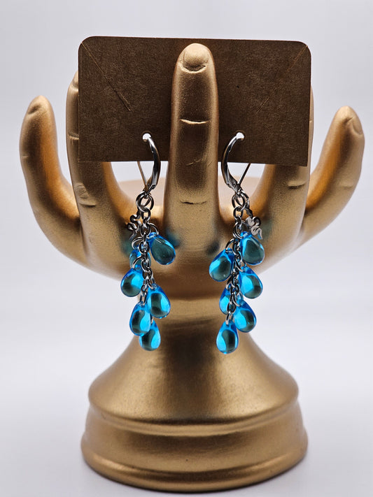 Kundalini Rain and Serpent Earrings