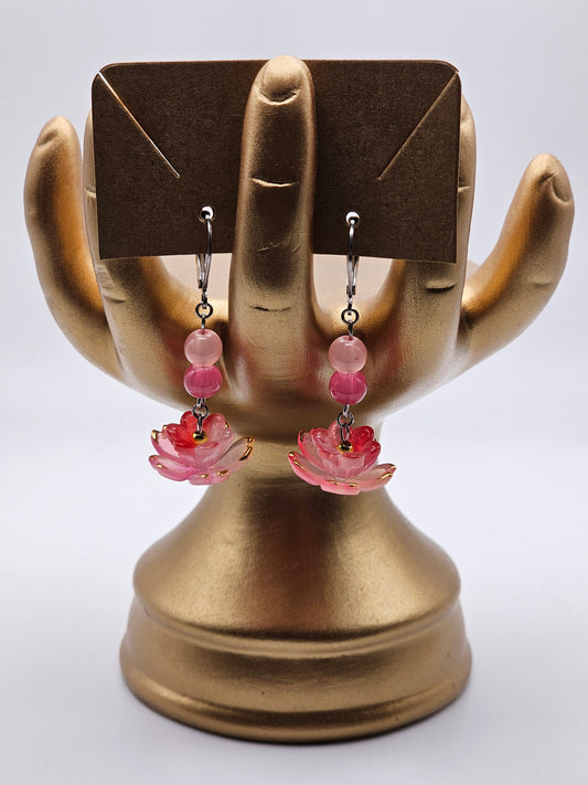 Arcadian Lotus Earrings