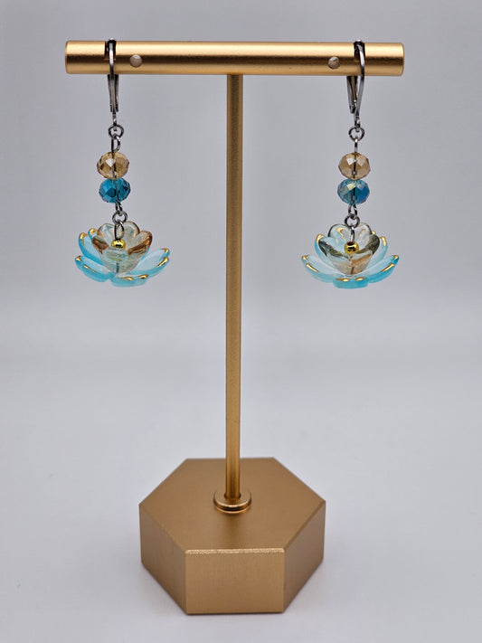 Tranquil Lotus Earrings
