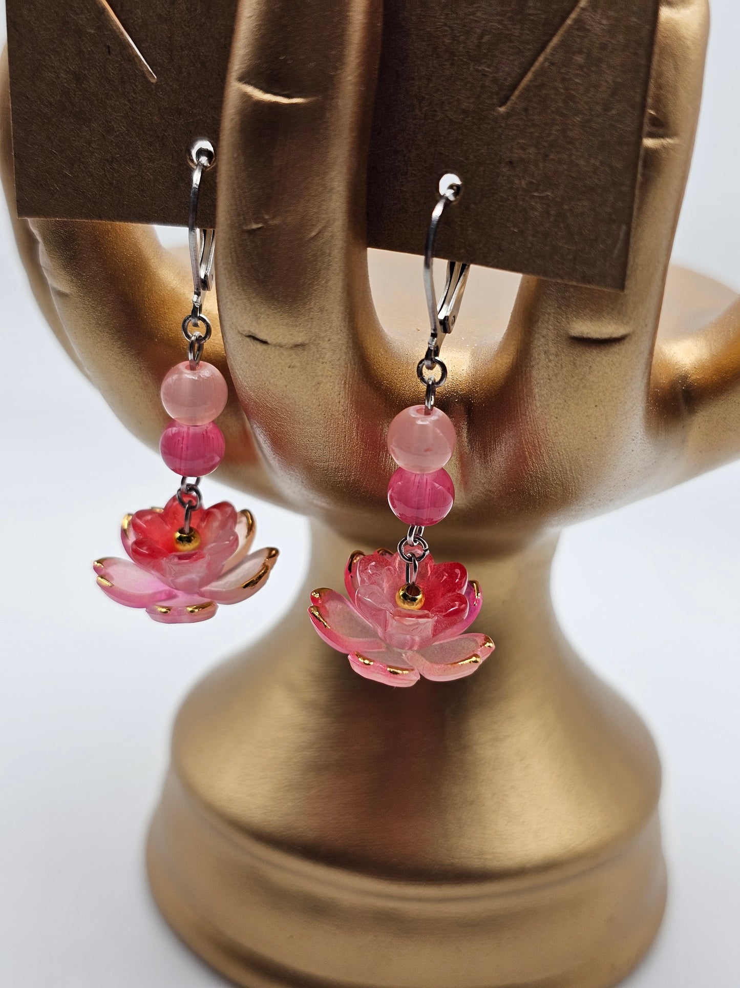 Arcadian Lotus Earrings