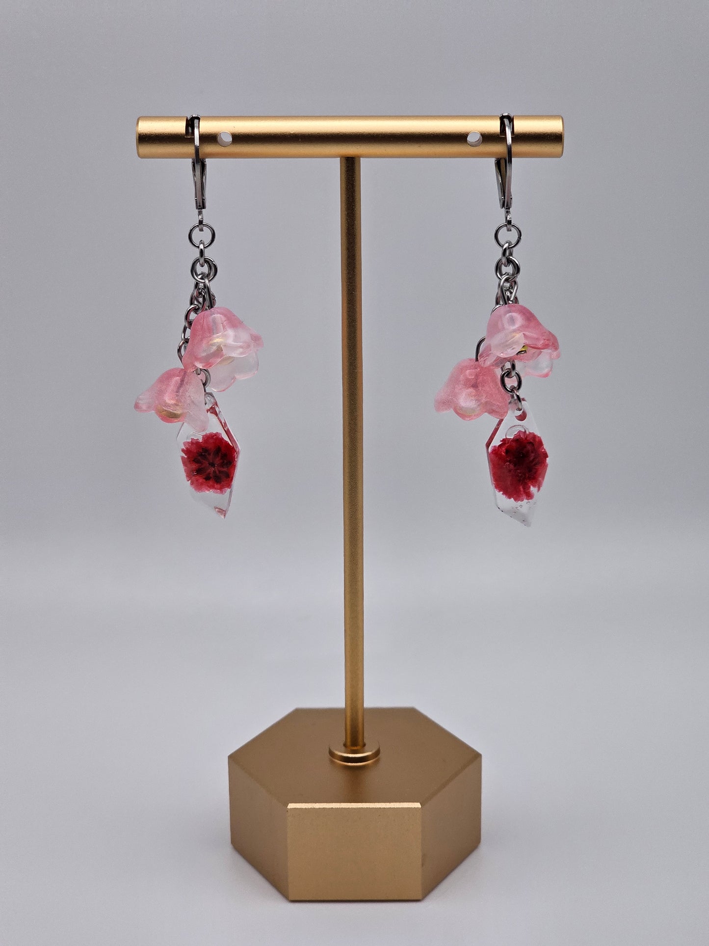 Crystal Flower Fairy Earrings