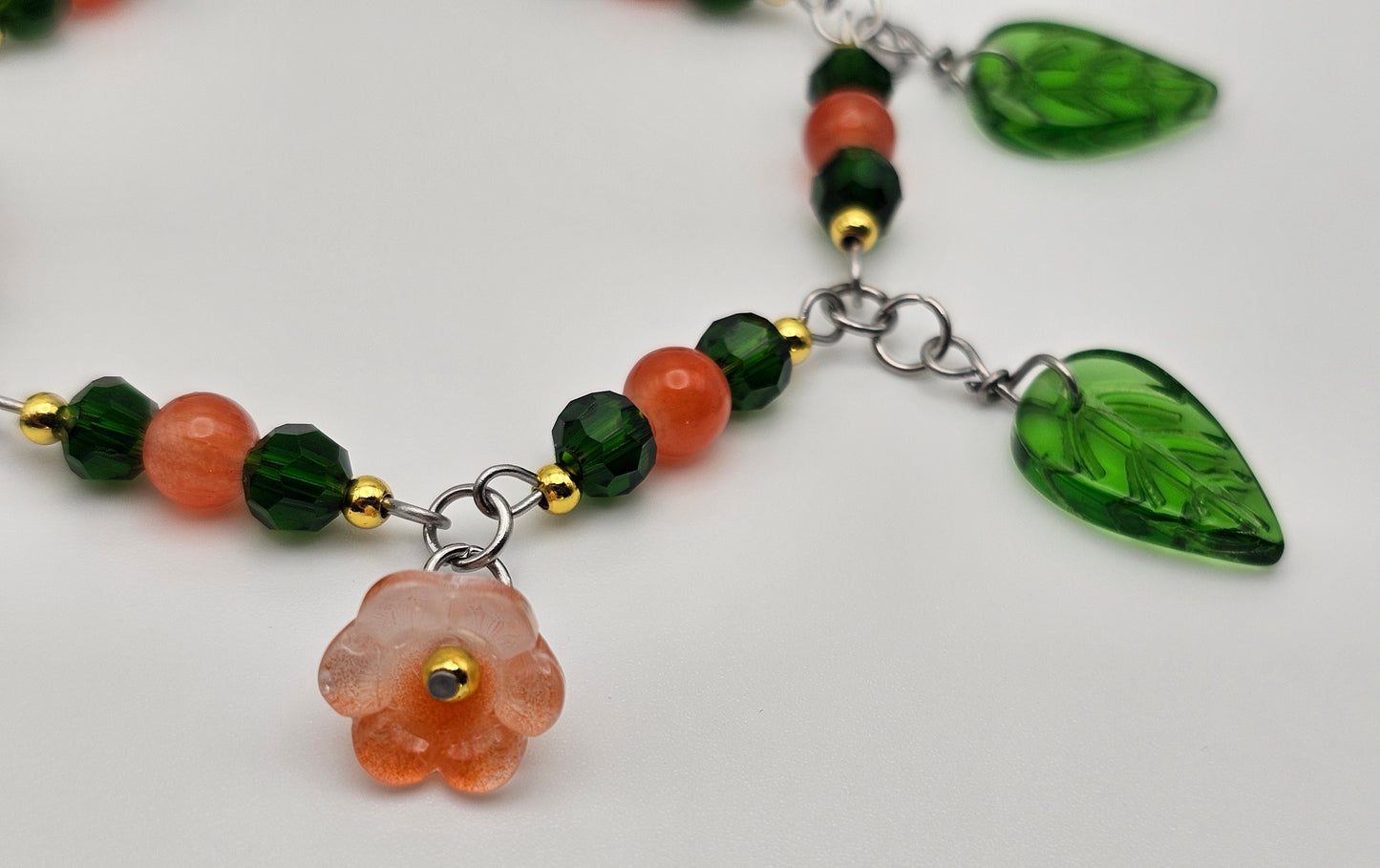 Tangerine Blossom and Vine bracelet