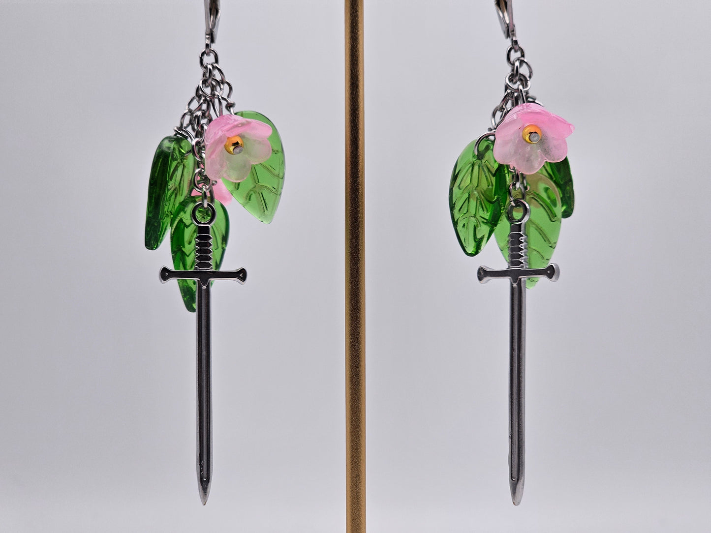 Blades and Bellflowers Earrings