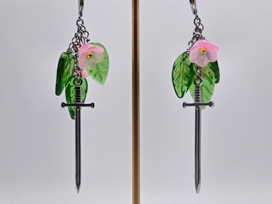 Blades and Bellflowers Earrings
