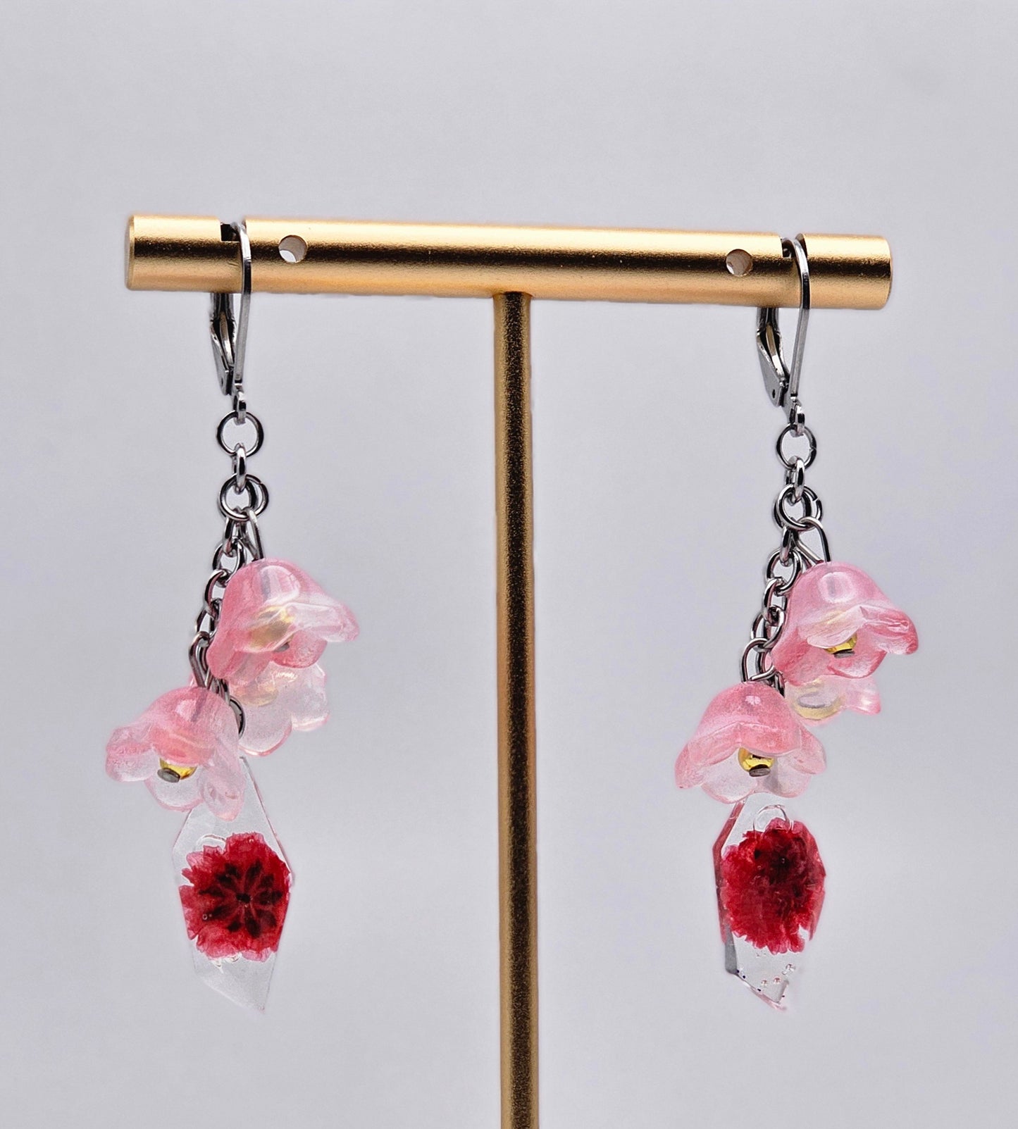 Crystal Flower Fairy Earrings